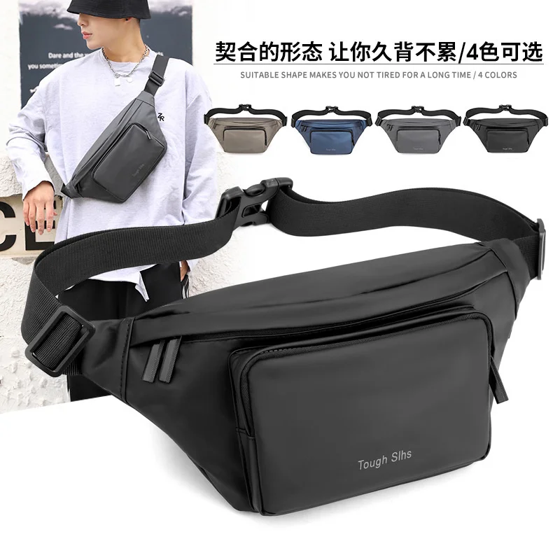New men's and women's outdoor waist bag leisure chest bag fashion Single Shoulder Messenger Bag sports running waist bag mobile