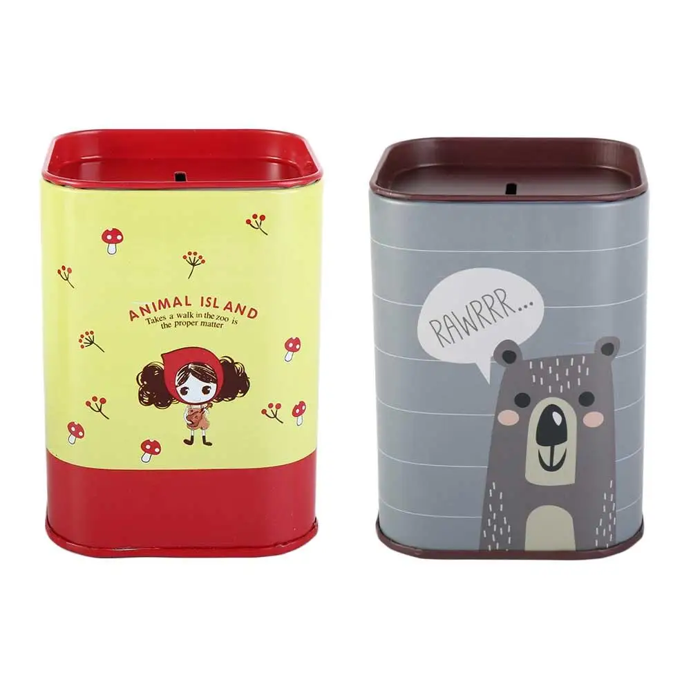 

Toy For Kids Lovely Tinplate Home Decoration Giraffe Animal High-Capacity Money Box Cash Box Metal Piggy Bank Coin Box