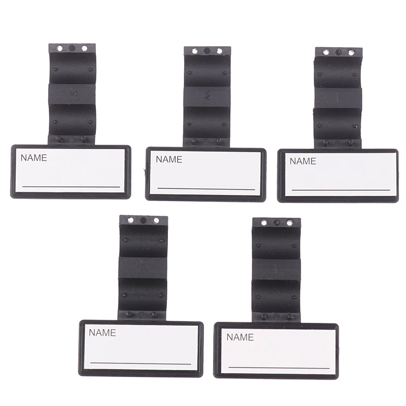 

5/1 шт. бирка с именем, этикетка, идентификация, идентификатор метки, зажим на заказ, магнитный держатель, бирка, этикетка, пластина, трубка, магнитная для