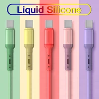 usb type c cable for samsung liquid silicone data cable usb c 3a fast charging for huawei p40 pro xiaomi redmi note 11 pro wire