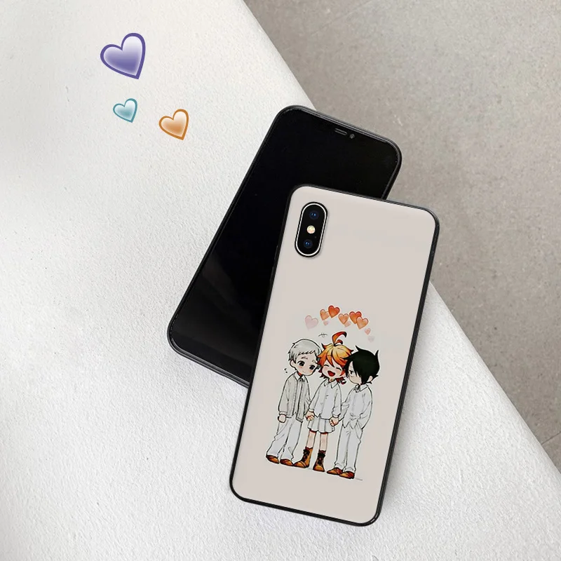 Черный матовый чехол для телефона iphone 16 Pro 15 14 13 12 Mini 11 Max 7 8 Plus X XS XR мягкий с аниме