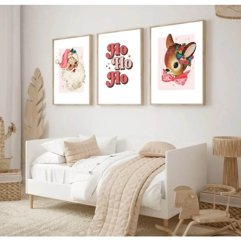 Картина на холсте с изображением отца и Рождества