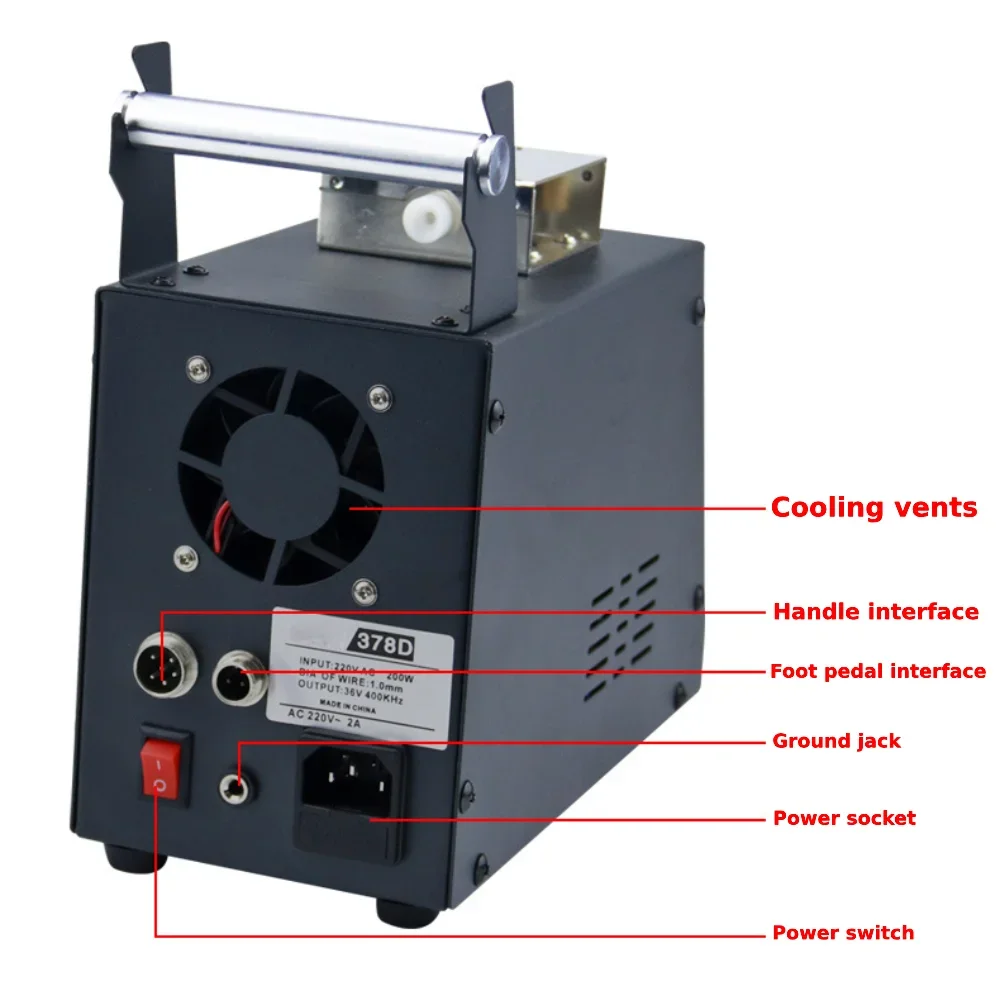 Оптовая продажа 378D ножной тип подачи олова 70 Вт паяльная станция регулируемая