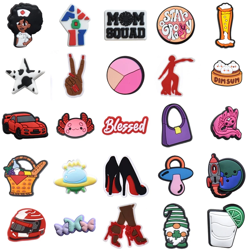 

Packs Shoe Charms Girl Gifts Men Women Charm Boy Decorations for Crocs Kids Wholesale Bulk Para Pins Set Jeans Shoes Accessories