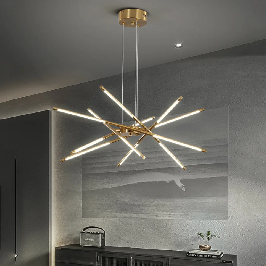 

Modern Hanging Lamps For Living Room Dining Tables Kitchen Gold Bedroom Loft Ceiling Lighting Led Chandelier 2022 Smart Home