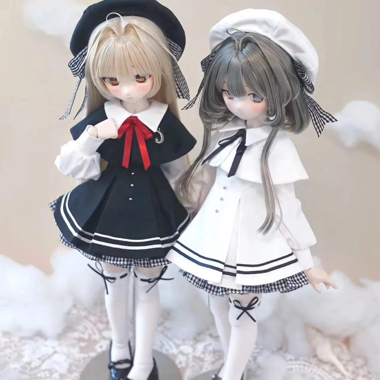 Фото Кавайный комплект одежды для куклы 1/4, подходит для куклы BJD 45 см, модная одежда, игрушки для девочек, аксессуары для переодевания и игры в домик, куклы в комплект не входят. №5