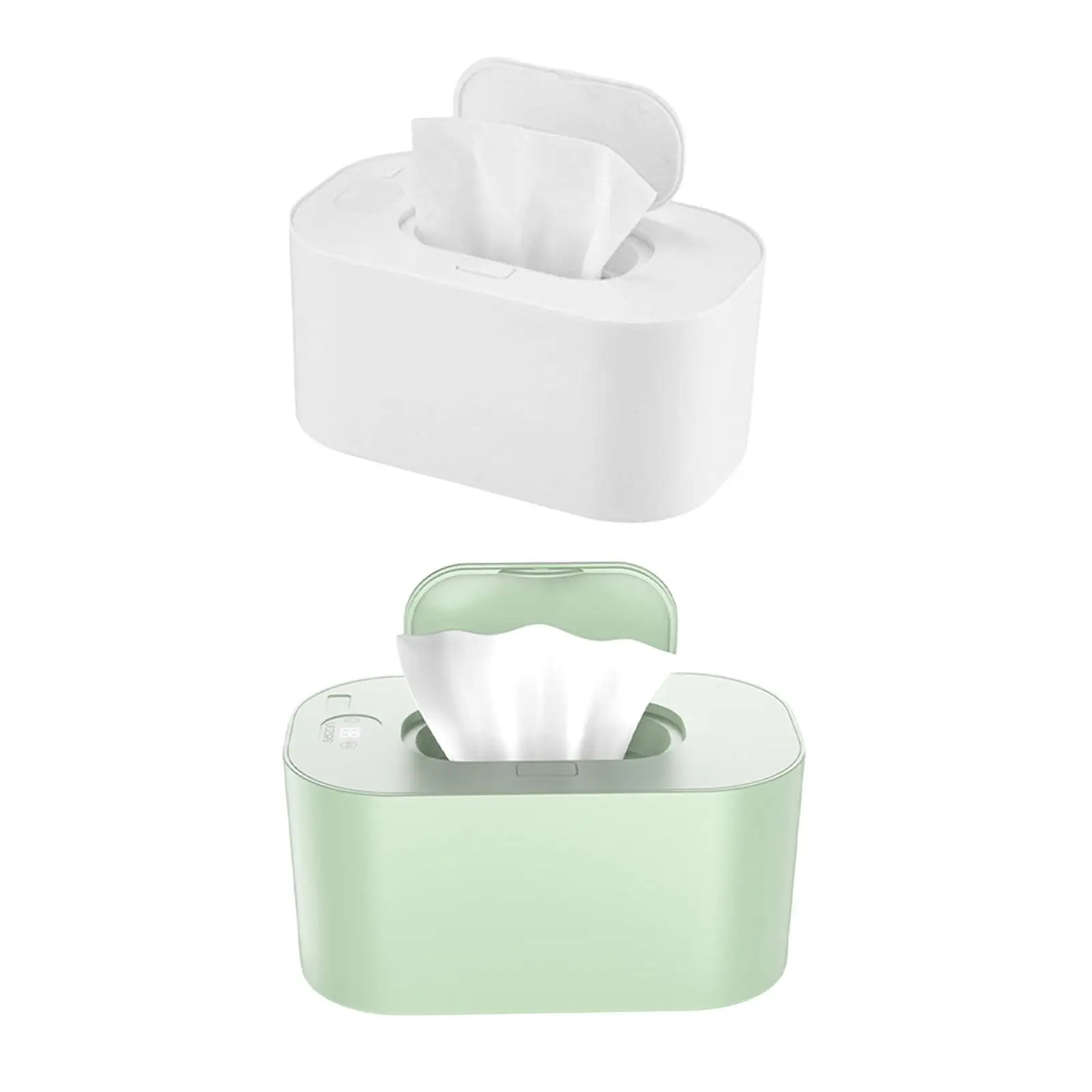 

Large Capacity Diaper Wipe Warmer Constant Heat Silent Wipe Dispenser Wet Wipe Heater Container for Use Shower Gifts