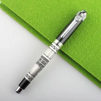 jinhao silver bronze fountain pen ink pens 0 5mm iraurita nib metal pen office gift 3 colors