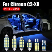 for citroen c3 xr 2014 2015 2016 2017 2018 7pcs error free 12v car led bulbs interior dome reading lights trunk lamp accessories