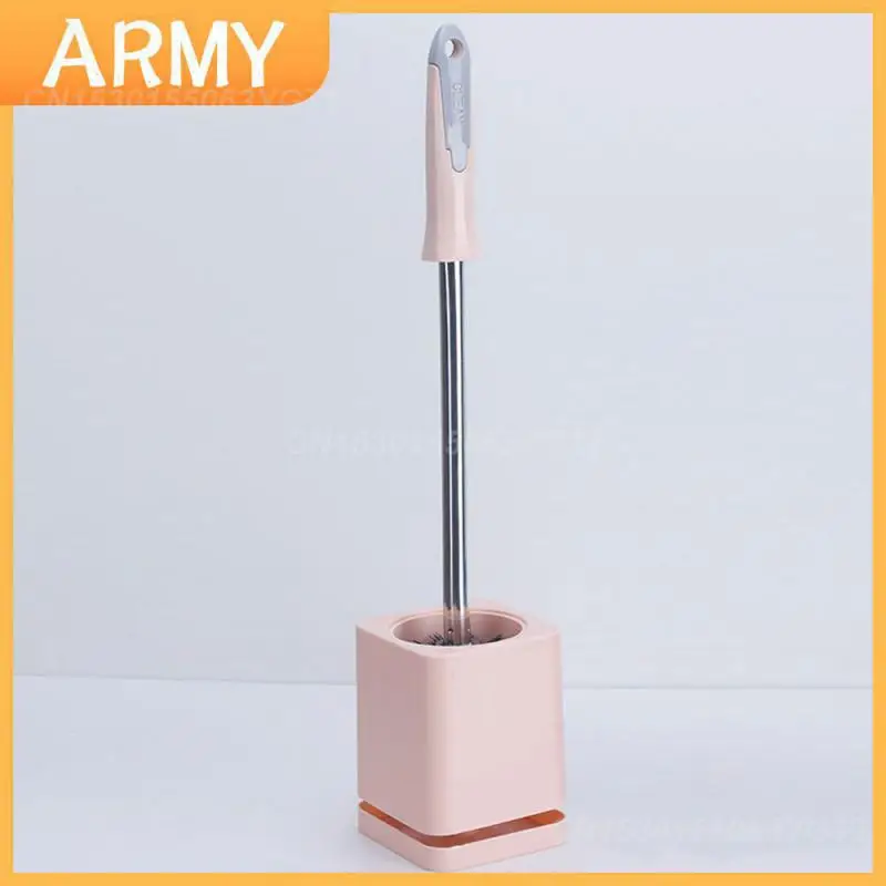 

Настенный комплект для чистки с основанием, бытовая щетка для чистки туалета без отверстий, с длинной ручкой, с длинной ручкой