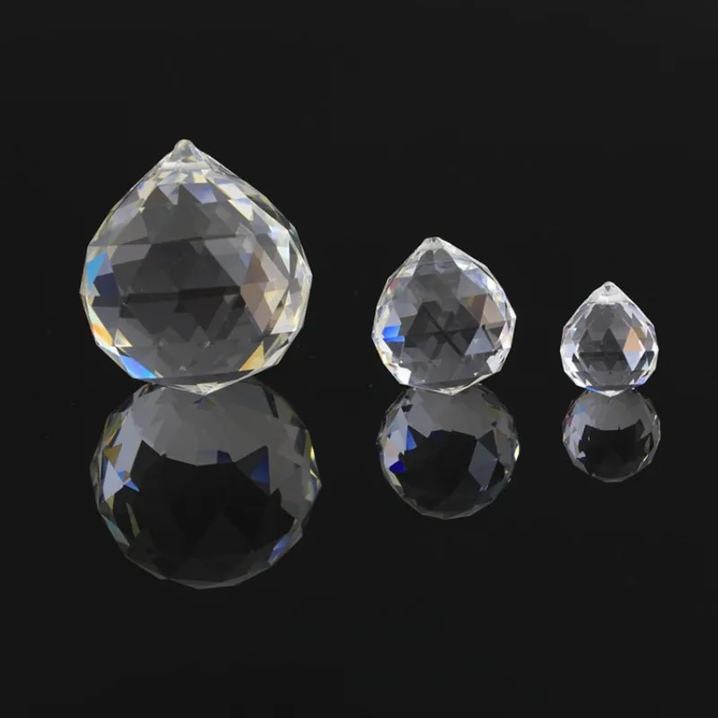 

Camal 5 шт. K9 хрустальный шар прозрачные граненые призмы 15/20/25 мм бусины «Ловец солнца» люстра подвески лампа занавеска подвесной Ornam