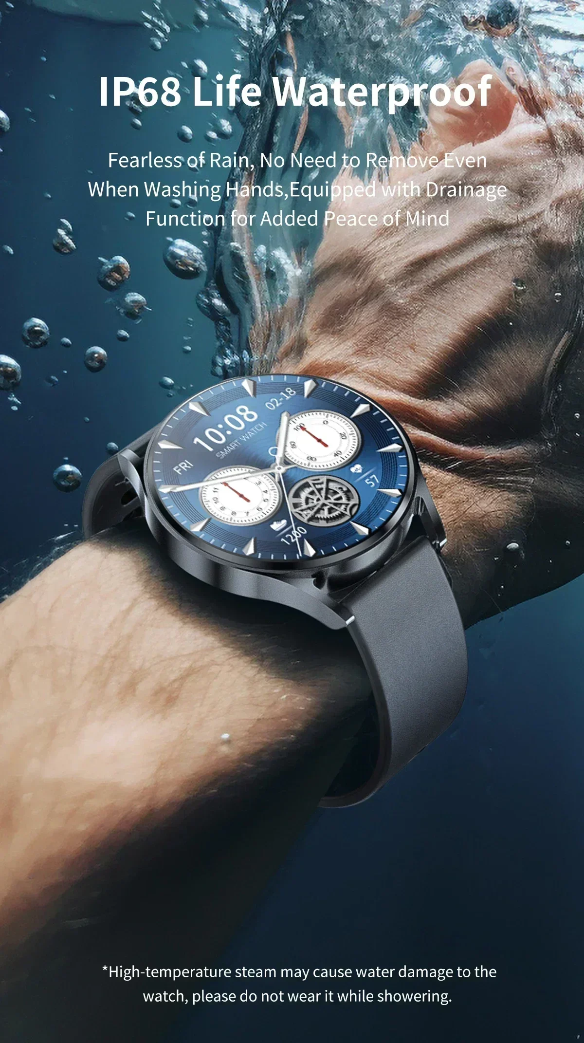 Новинка 2024 года умные часы Zordai OD5 Pro для Galaxy Watch 6 Bluetooth-вызов водозащита IP68 фитнеса