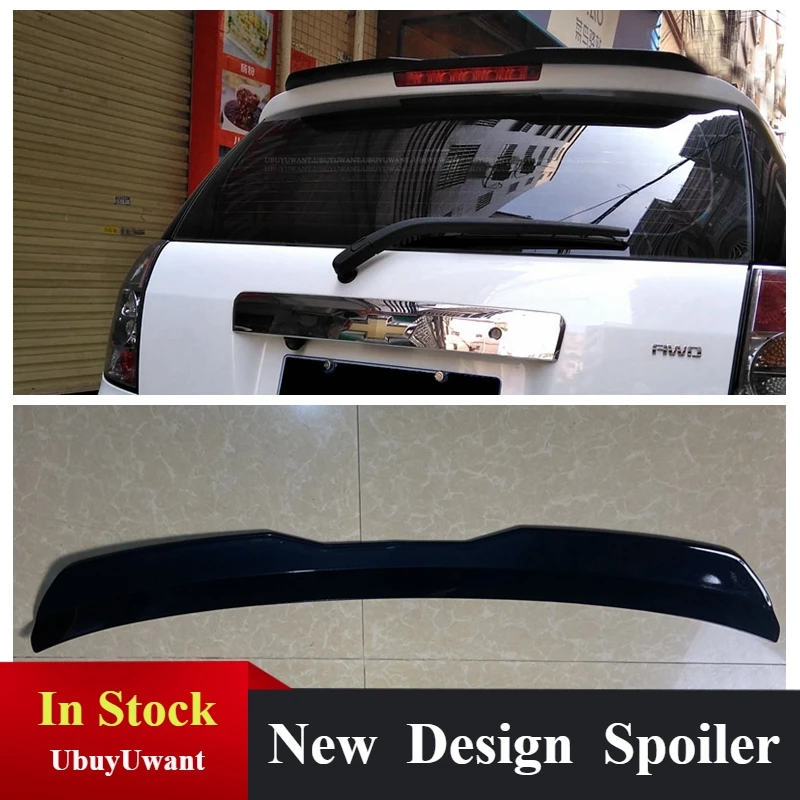 

Задний спойлер на крышу для Chevrolet Captiva 2013-2018, спойлер для хэтчбека из АБС-пластика, Черный Автомобильный спойлер