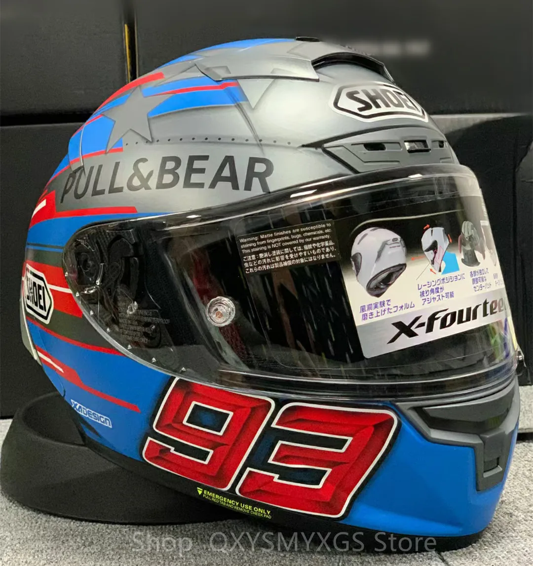 

Мотоциклетный шлем ull Face X14 93 marquez America Ann, накидной шлем для езды на мотоцикле, гоночный мотоциклетный шлем