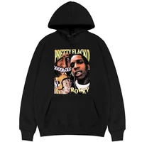 rap asap rocky graphic print hoodie streetwear men women fashion oversized long sleeve hoodies mens hip hop sweatshirt clothes