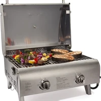 manufacturer outdoor tabletop barbecue stainless steel gas grill 2 or 3 burner bbq