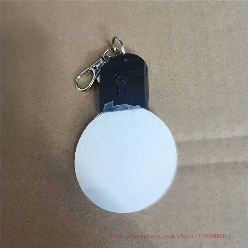 Сублимационные пустые Светлые Круглые акриловые брелоки горячая передача