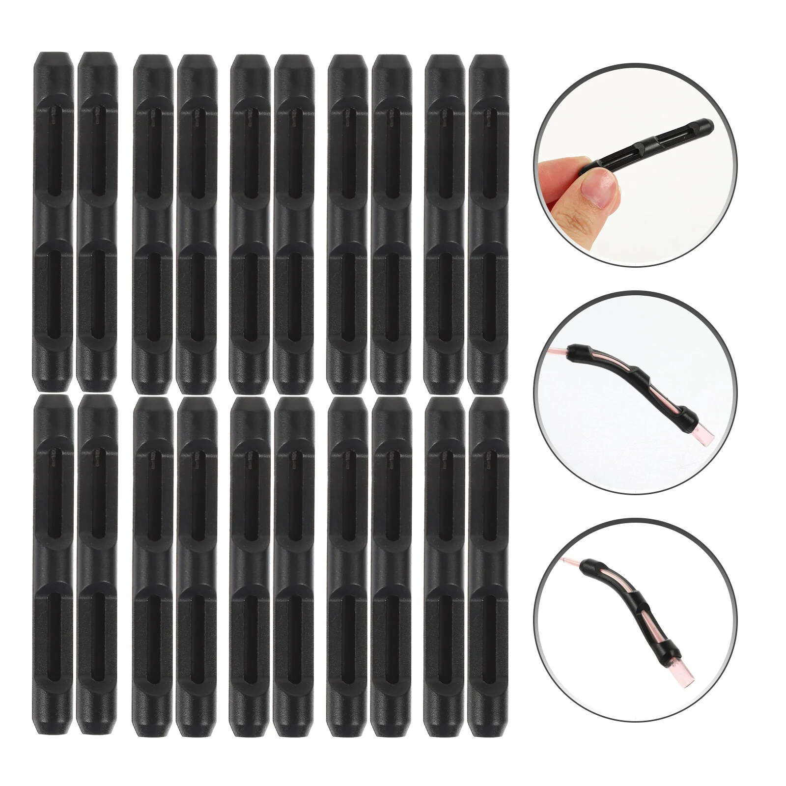 

10 Pairs Temple Glasses Rubber Ear Grip Sport Accessories Frame Portable Practical Covers Daily Retainer Silica Gel Eyeglass