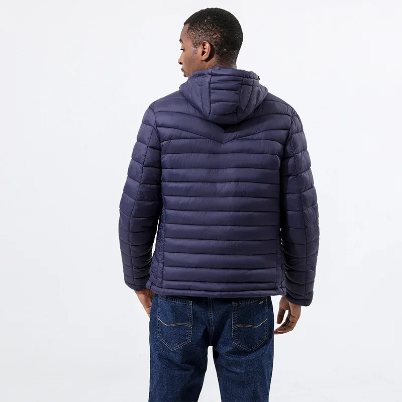 Men's Down Jacket All-Season Ultra Lightweight Packable Water And Wind-Resistant Breathable Coat Big Size Men Hoodies Jackets