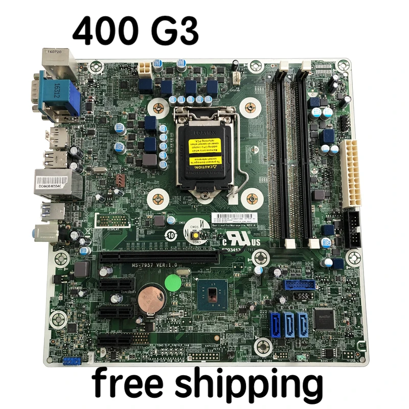 

Материнская плата для HP ProDesk 400 G3 MT, модель 793305-002 793739-601, материнская плата 793739-001 МБ, 100% протестирована, полностью работает