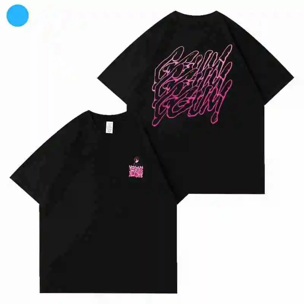 2024 Kpop корейские трендовые звезды в том же стиле D/GGUM-Txt футболка для фанатов женщин