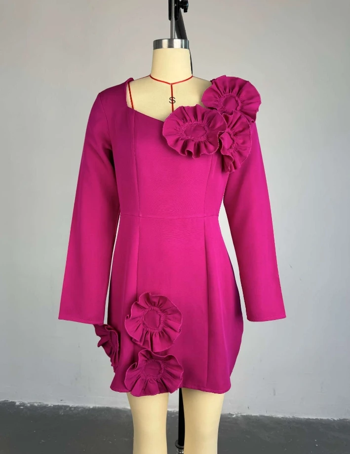 Женское модное темпераментное элегантное осеннее платье с квадратным вырезом и