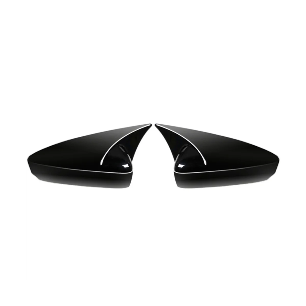 

Bullhorn Type ABS Piano Black Style Rear View Side Mirror Cover Rearview for 20 Enclave