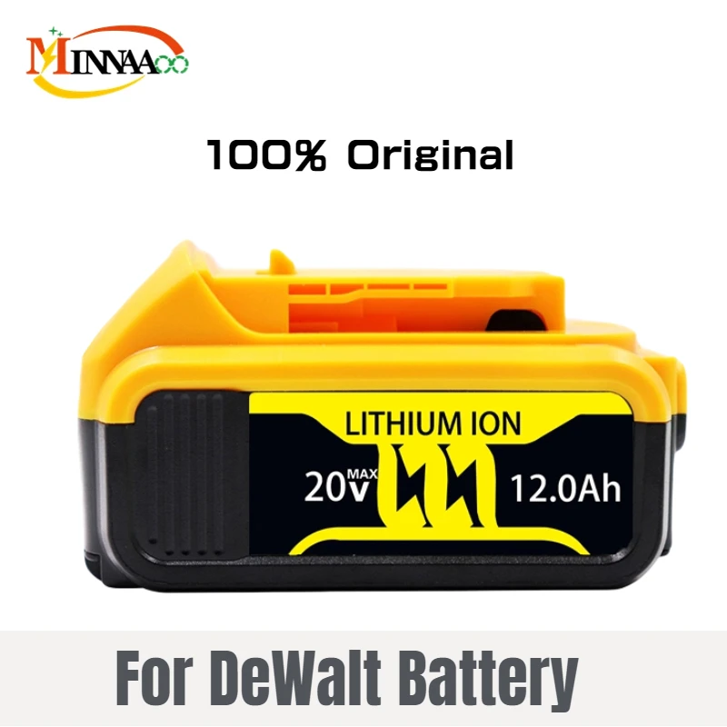 

2023 Original 20V 6.0Ah 8.0Ah DCB200 Replacement Li-ion Battery for DeWalt MAX XR DCB205 DCB201 DCB203 power tool Batteries