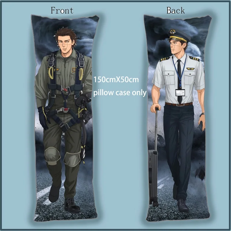 

Anime Dakimakura Body Pillow Case Golden Kamuy Sugimoto Saichi Cover Home Decoration Accessories 150x50cm