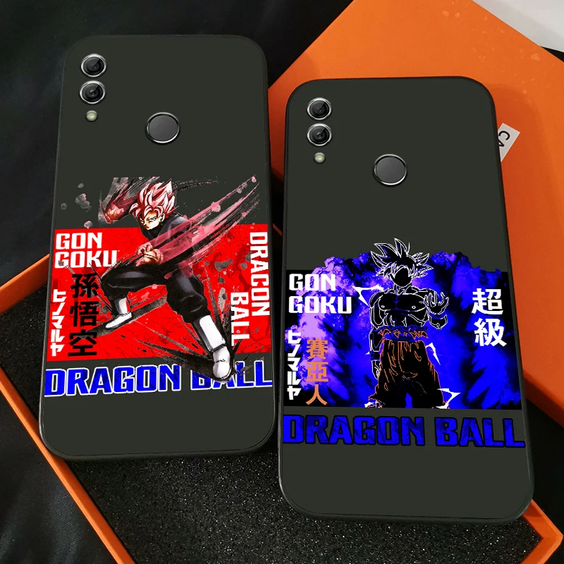 

Dragon Ball Anime Phone Case For Huawei Honor 7A 7X 8 8X 8C 9 V9 9A 9X 9 Lite 9X Lite Silicone Cover Soft Liquid Silicon Black