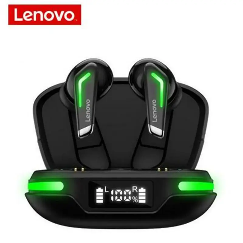 

Оригинальные наушники Lenovo GM3 Bluetooth с цифровым дисплеем, игровая гарнитура TWS с низкой задержкой, беспроводные наушники с шумоподавлением