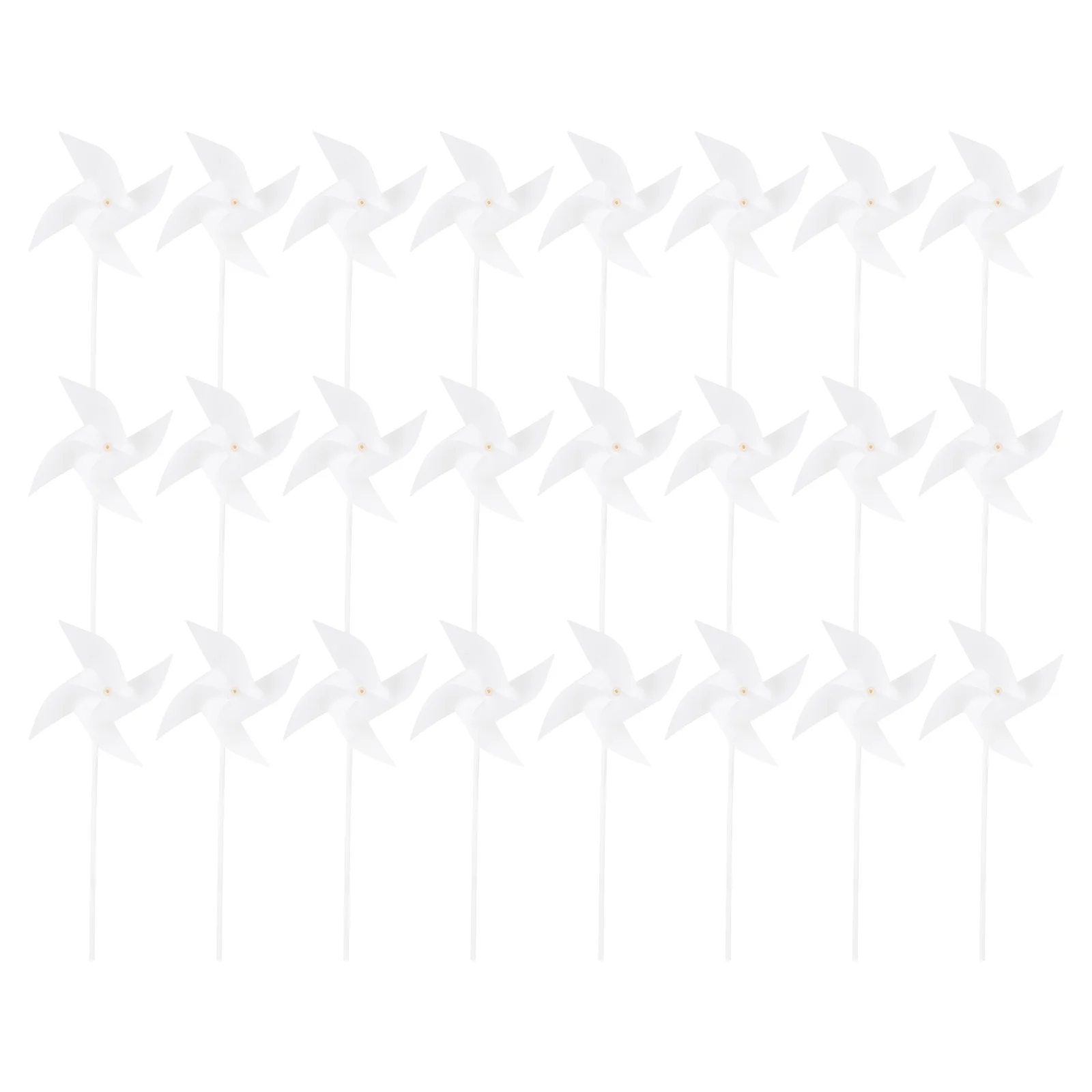 

24 Pcs Graffiti Pinwheel Kids Windmill Toys Blank Paper Children Painting DIY Plastic Windmills Baby