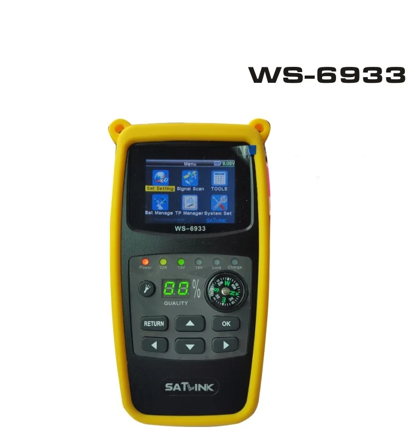 

Original Satlink WS-6933 Satellite Finder Meter DVB-S2 WS 6933 Better WS-5150 6916 6906 V8 Finder Set Top Box Satellite Receiver