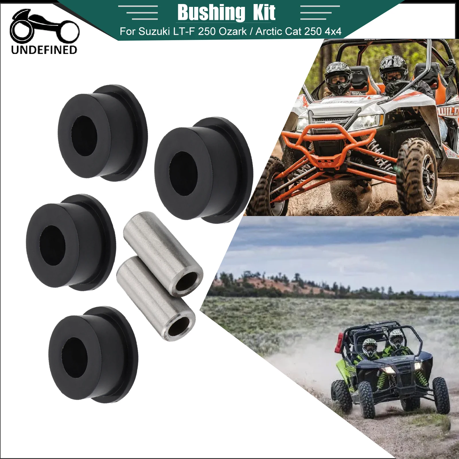 

Suspension Control Swing Upper Lower Front A-Arm Bushings Kit For Arctic Cat 250 400 TBX 4x4 for Suzuki LT-F 750 King Quad Std
