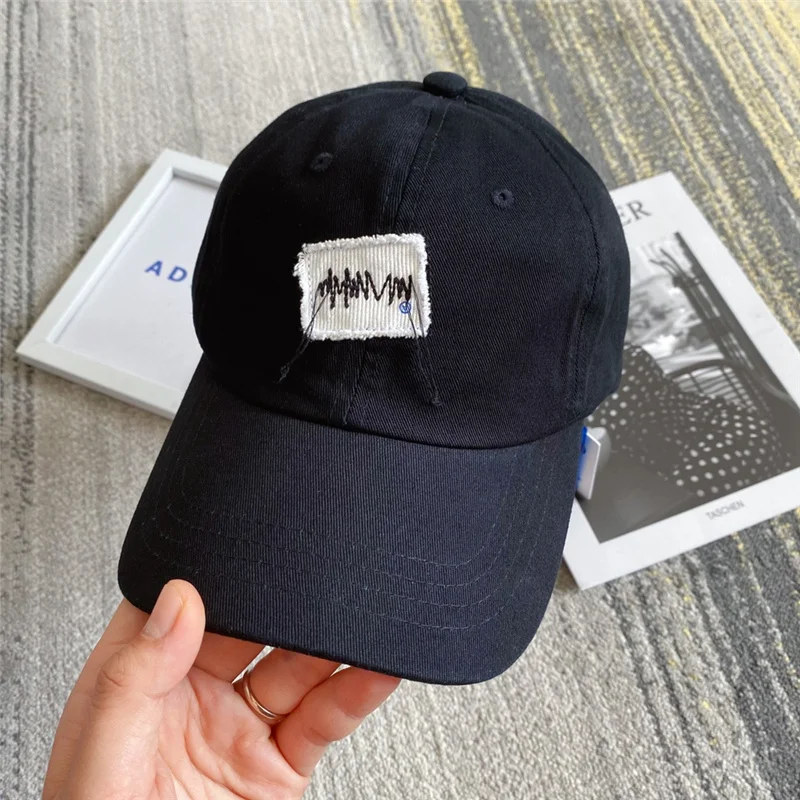 

ADER ERROR Needle Logo Baseball Caps Men Women Seam Patch Adererror Hats Inside Bule Mark Caps