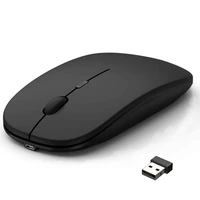wireless rechargeable mouse for laptop computer pc slim mini noiseless cordless mouse 2 4g mice for homeoffice