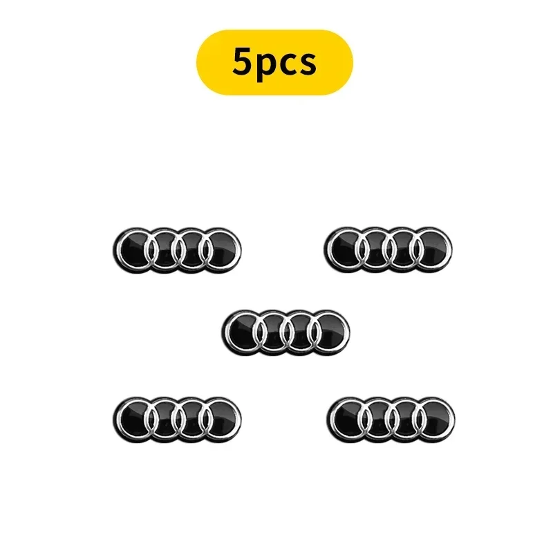 

16 мм 14 мм корпус автомобильного ключа с дистанционным управлением, алюминиевая эмблема, символ, наклейка для Audi C6 C5 C7 A1 A3 A4 b5 b6 b7 b8 A5 A6 A7 A8L Q3