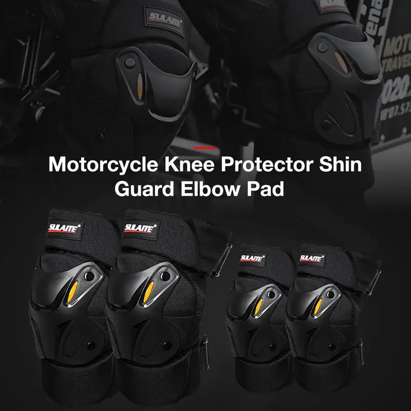 

Universal Motorcycle Riding Knee Pads Motorcycle Knee Protector Shin Guard Elbow Pad Adjustment Sports Protective Gear Leg Hot