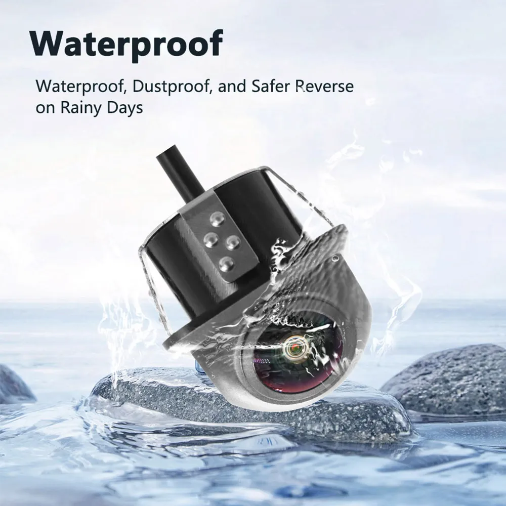170 ° Автомобильная резервная камера заднего вида парковочная водонепроницаемая