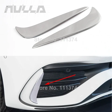 Для Benz W206 S206 C Class 2022-2026 C200 C220 C260 C300 Решетка переднего бампера Боковая накладка на крыло Декоративная крышка Аксессуары