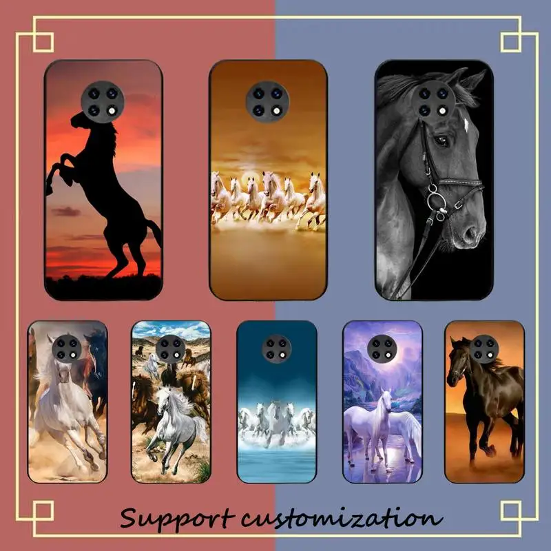 

Running Horses animal Phone Case for Redmi Note 8 7 9 4 6 pro max T X 5A 3 10 lite pro