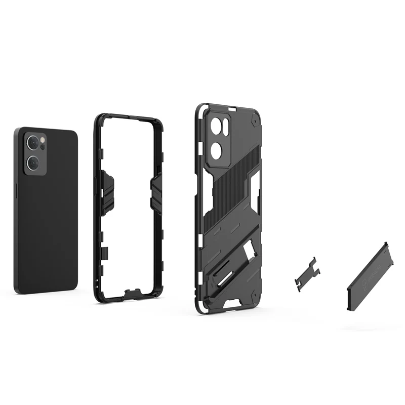 For OPPO Reno7 5G Case for OPPO Reno7 Pro 5G Cover Shell Shockproof Silicone Bumper Stand Armor Hard Phone Cover for Reno7 5G