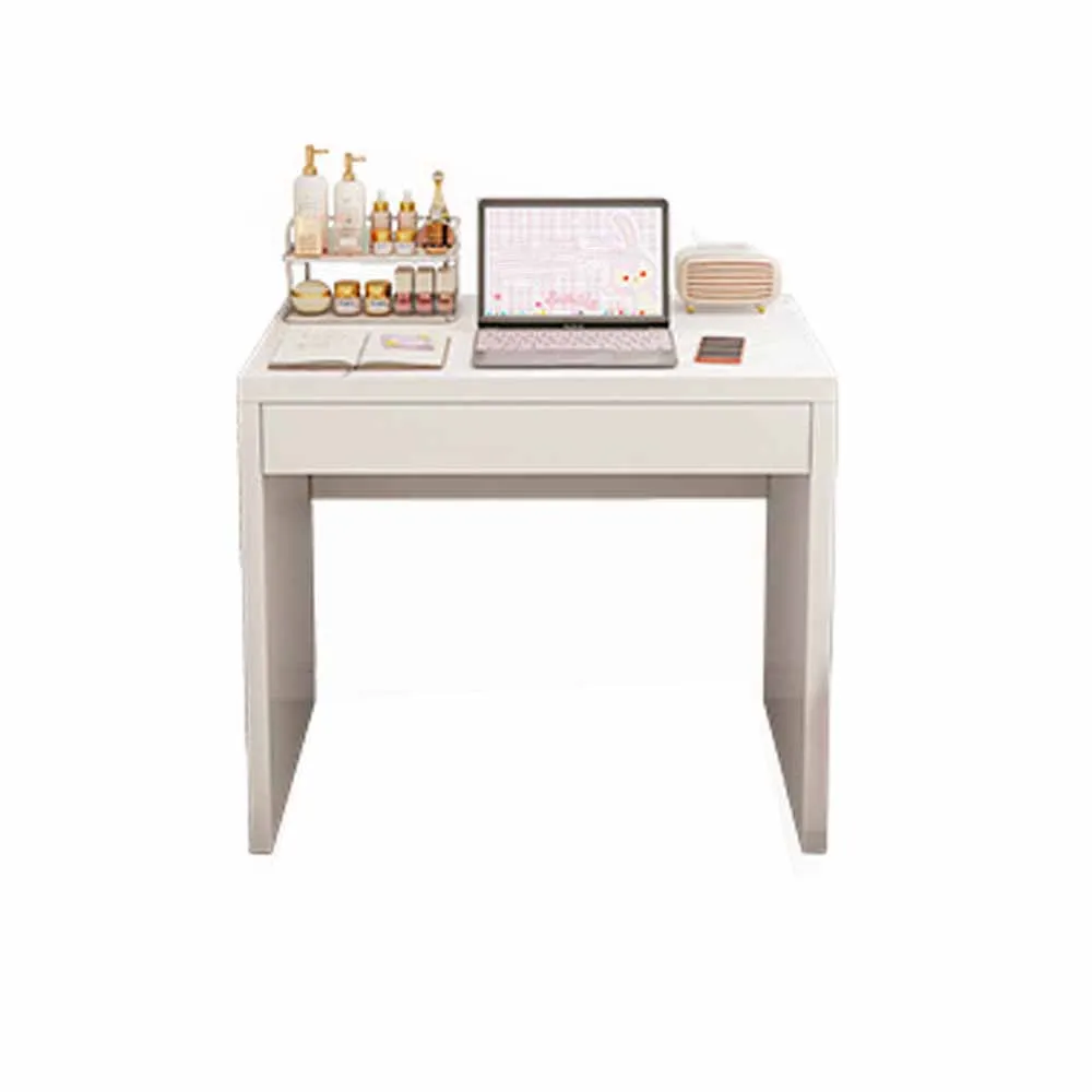 Modern Minimalist Ins Computer Desk Household Study Table With Large Capacity Drawer Storage Cabinet Universal Wheel