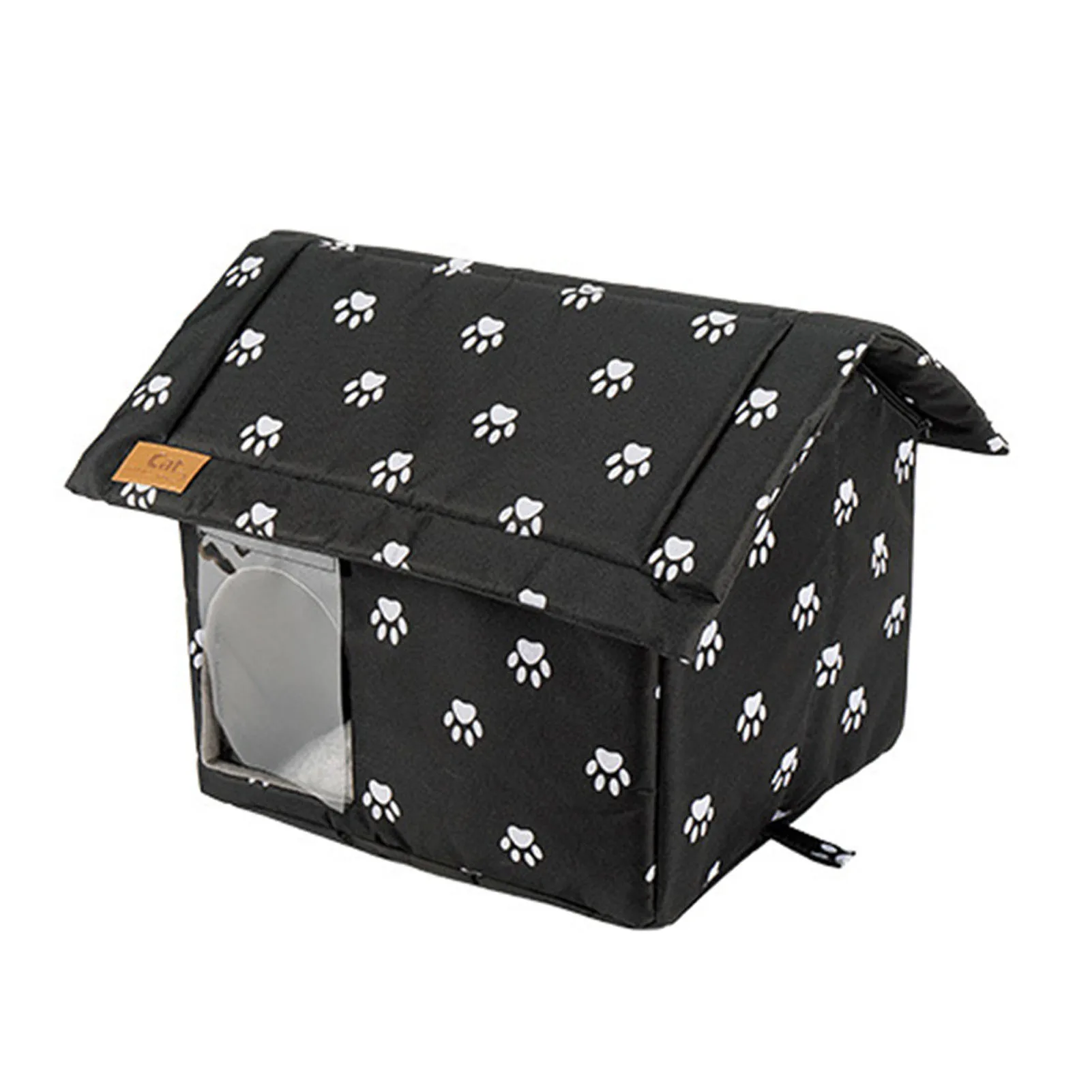 

Утолщенный дом-вольер для кошки, с защитой от холода