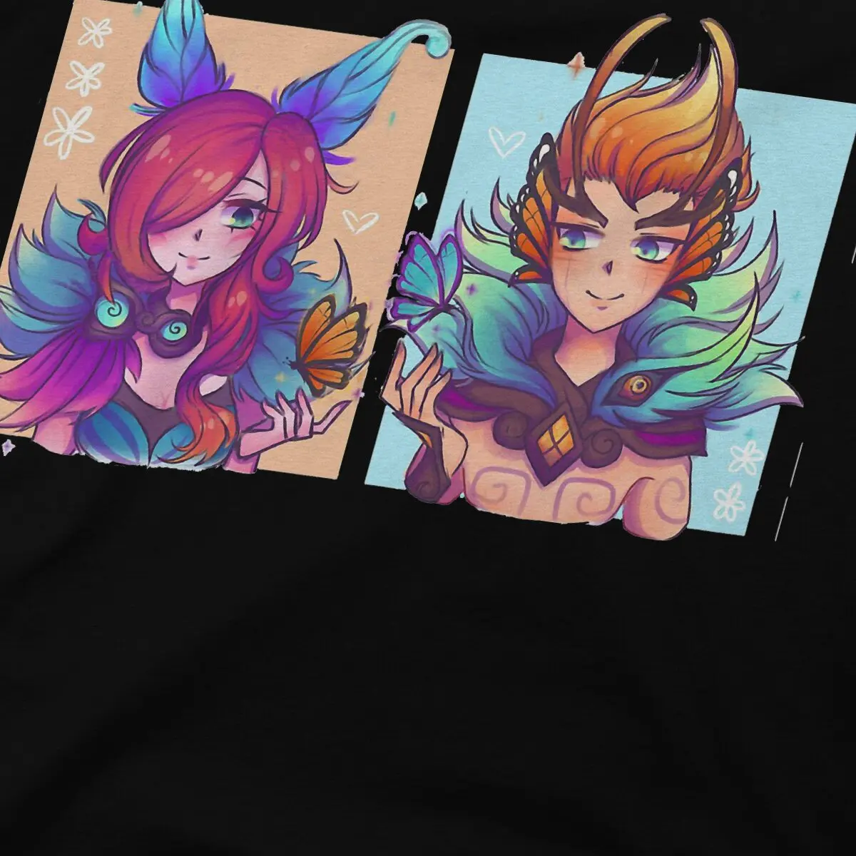 League of Legends Game Elderwood Rakan Xayah футболка Homme мужская одежда Blusas из полиэстера для мужчин