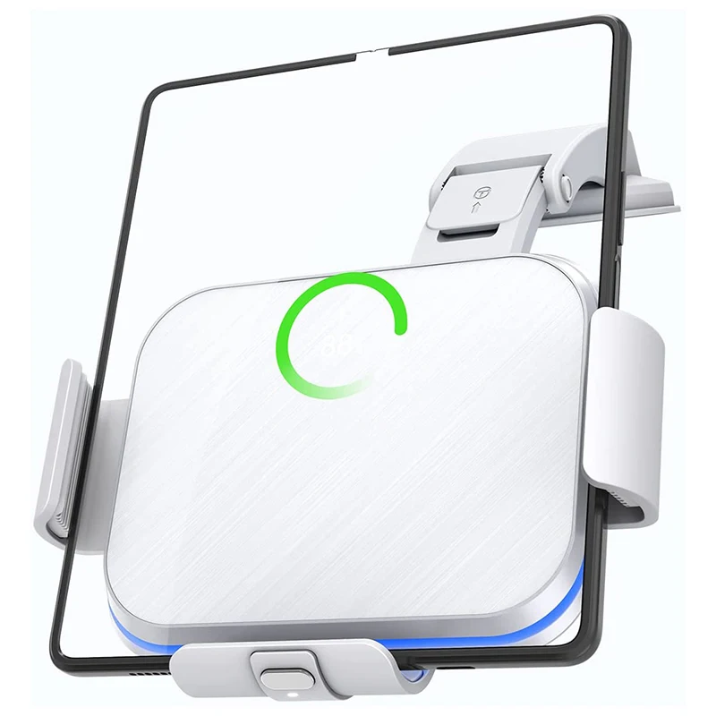 

Car Qi Charge Phone Holder Dual Coil Wireless Charger for Foldable Phone Fast Charging Phone Stand for Samsung Galaxy Z Fold 4 3