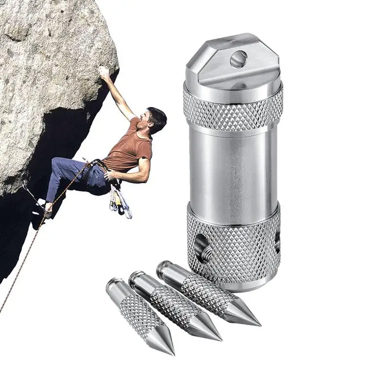 

Grappling Anchor Stainless Steel Rock Climbing Detachable Folding Hook Claw Survival Gear For Outdoors Rock Tree Climbing