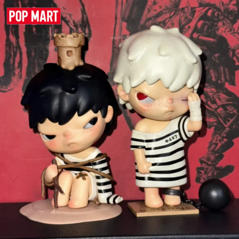 Фото POP MART Hirono Little Mischief Series: Слепая коробка-сюрприз, коллекционная фигурка, аниме-персонаж, украшение для рабочего стола, милый подарок №2