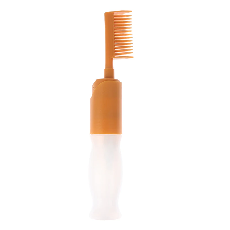 

110ml Hair Dye Bottle Hot Oil Treatment Hair Coloring Bottle Hair Dye Bottle With Comb Teeth Portable Hair Dye Bottle With Scale