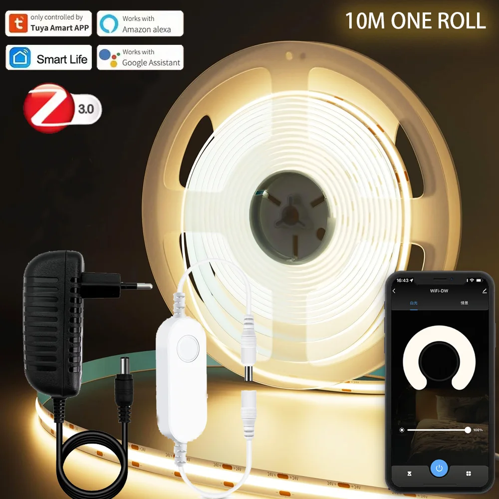 

YSRSAI Светодиодная лента теплый белый 5М Zigbee 3.0